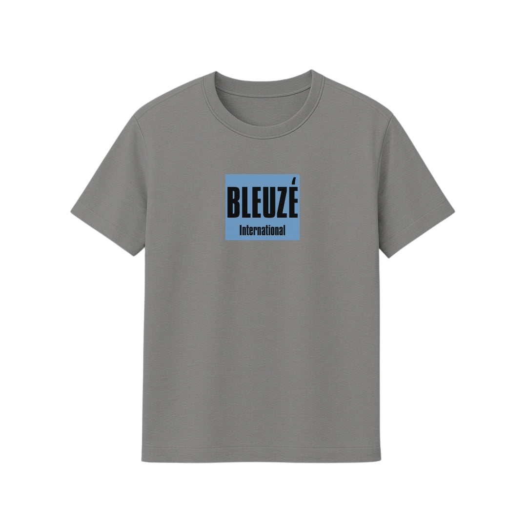 BLEUZÉ Grey Box Logo Tee